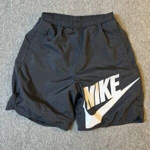Rare VTG NIKE Big Swoosh Swimming Trunks 90s 2000s White Tag SZ XL (045)